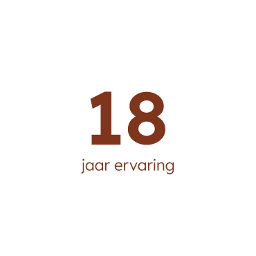 18 jaar ervaring